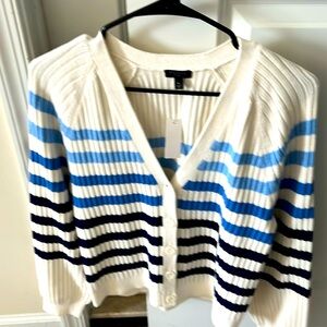 Beautiful open cardigan sweater by Talbots
